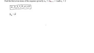 Introduction to Sequences - Problem 7