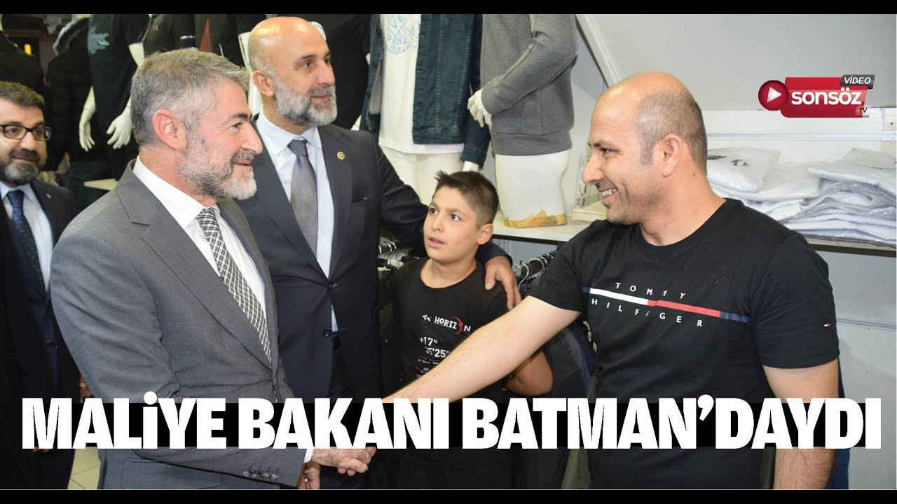 Maliye Bakanı Batman'daydı