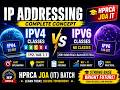 IP Addressing 🚀 | IPv4, IPv6 & | HPRCA JOA IT | DSSSB TGT Computer Science| IBPS SO IT Officer