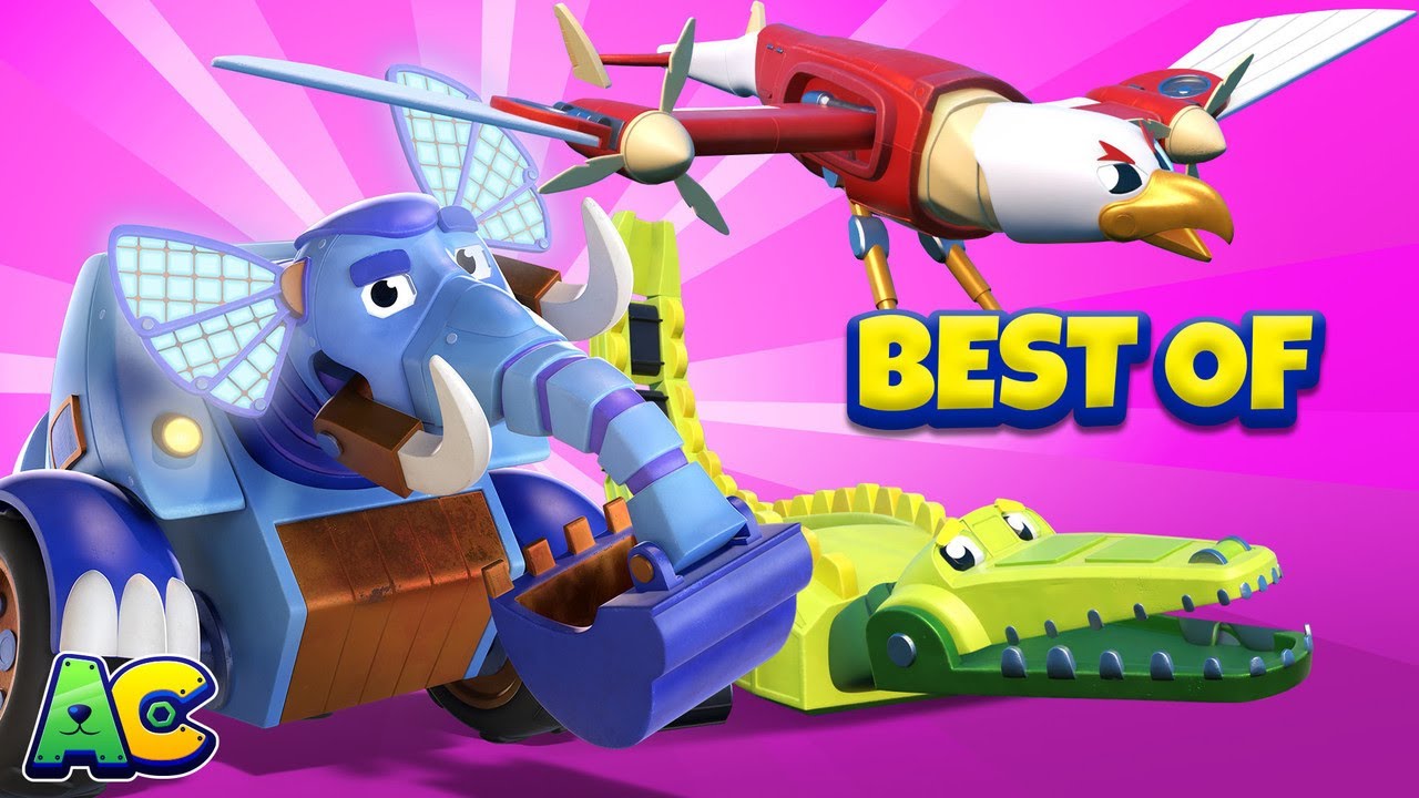 The Best of RESCUE cartoons- cartoons for kids with trucks & animals ...