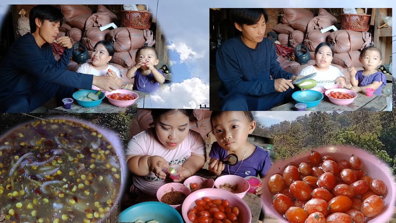 Hnub no thaiv thiab me ntxhais zuag paj peb noj txiv mis nyuj qab kawg li😋😋 27.2.2026