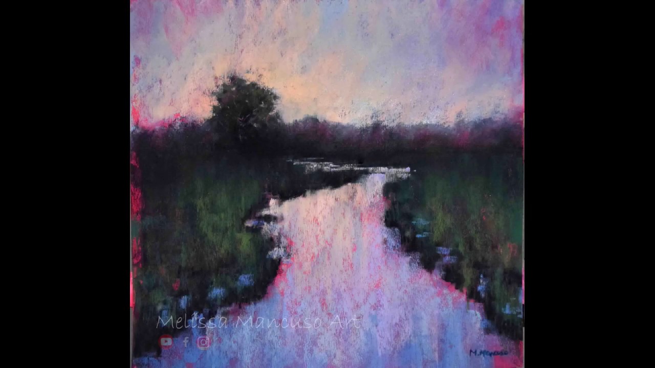 How to Paint an Impressionist Marsh Scene with Soft Pastels YouTube