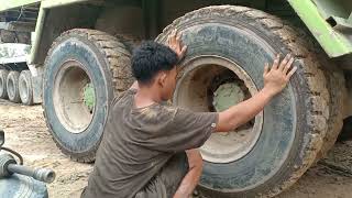 PROSES 7 TRUK LOGGING @tire_man