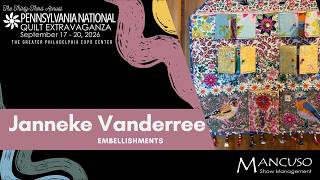 Janneke Vanderee is teaching embellishments on quilts at PNQE 2026!