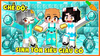 Kamui Thử Thách Sinh Tồn Chế Độ SIÊU GIÀU CÓ trong Minecraft