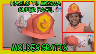 How to Make a Firefighter Hat from Foam/Foamy/Foami - EVA Foam / Firefighter Costume