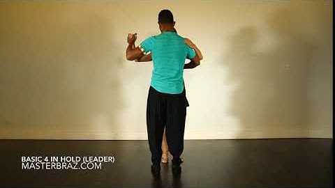 Classical Lambada - Basic 4 in Hold Leader Steps - Beginner Curriculum