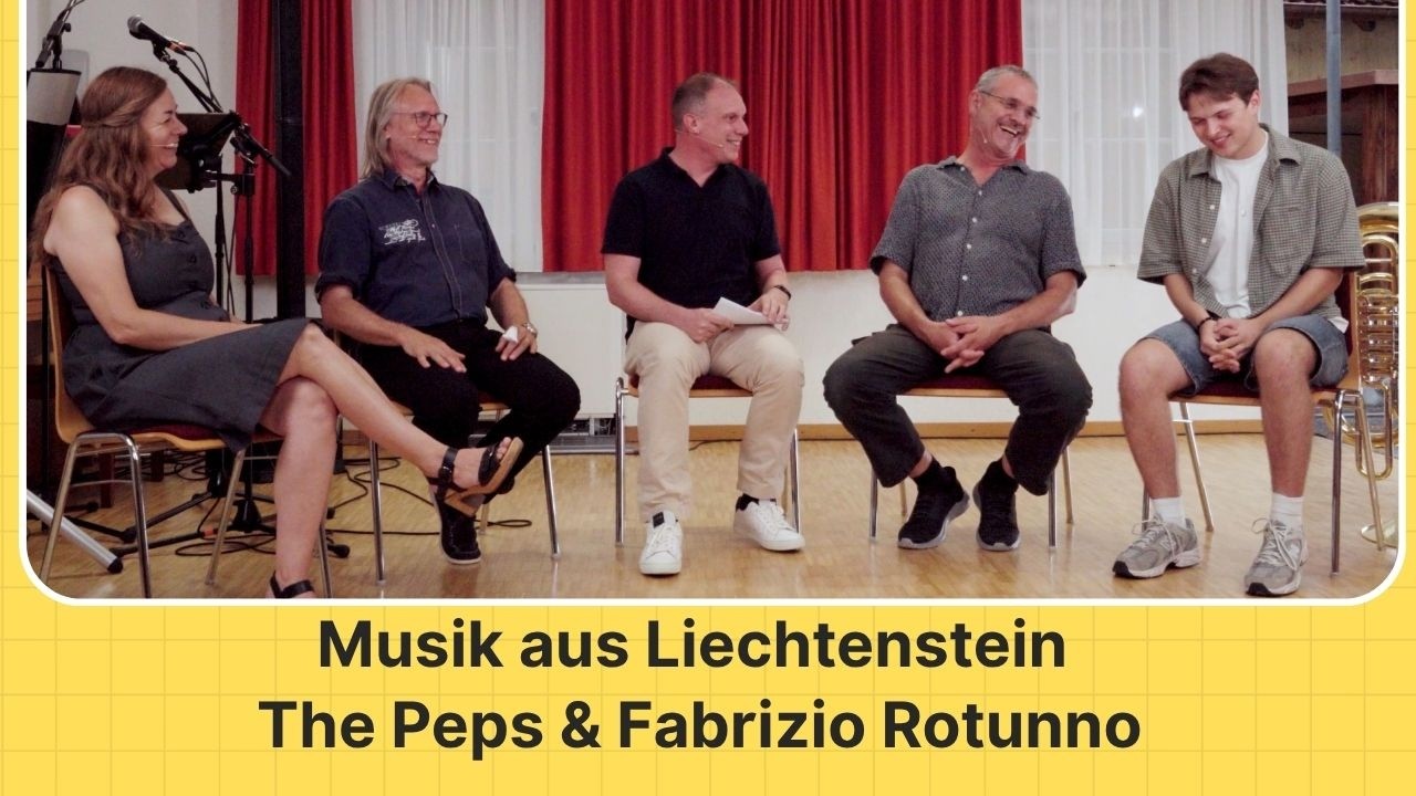 The Peps & Fabrizio Rotunno zu Gast bei Andreas Krättli | Musik aus Liechtenstein | podcasthus.li