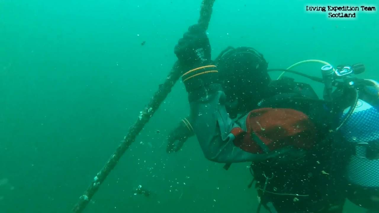 Dive Aberdeen Cove Bay Harbour Polish Diving Scotland YouTube