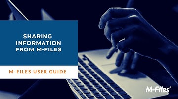 Sharing Information from M-Files | Training Solutions | Intelligent Information Management