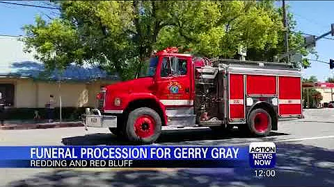 Funeral Procession for Fire Chief Gerry Gray