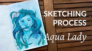 5 types of travel sketching kits I use: watercolor, minimal, study