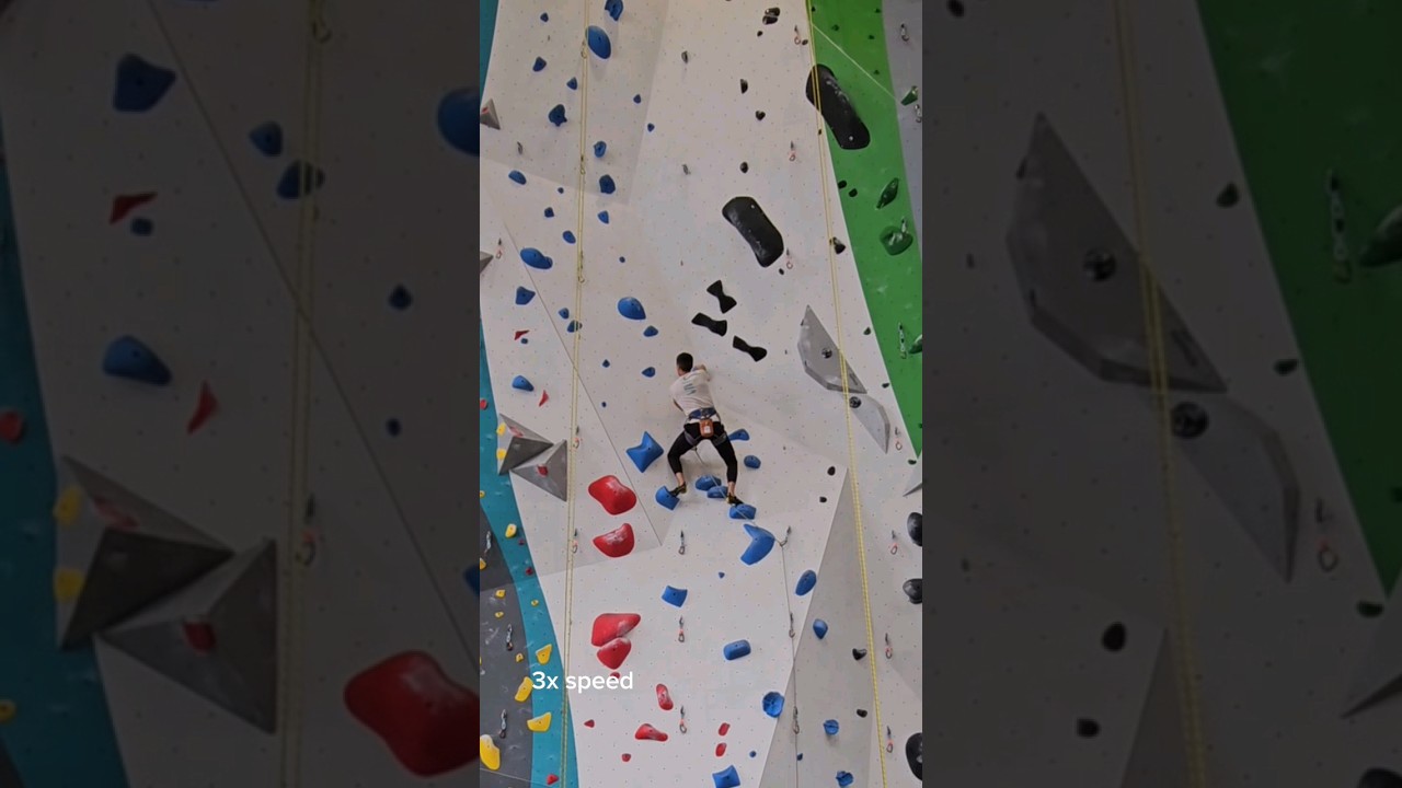 Lead climbing practice at First Ascent Arlington Heights leadclimbing