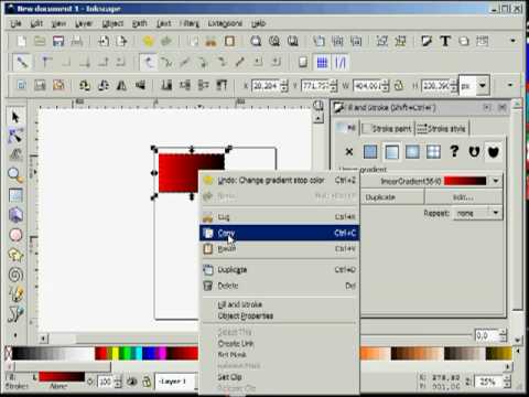 inkscape gradient editor