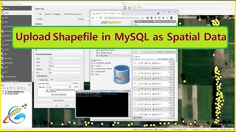 Upload Shapefile in MySQL as Spatial Data | QGIS | FWTools | @GISSchools