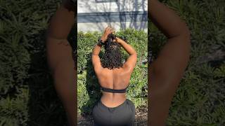 Save alot of money Embracing Your Hair #naturalhair #minitwists #protectivestyles #shorts #blackhair