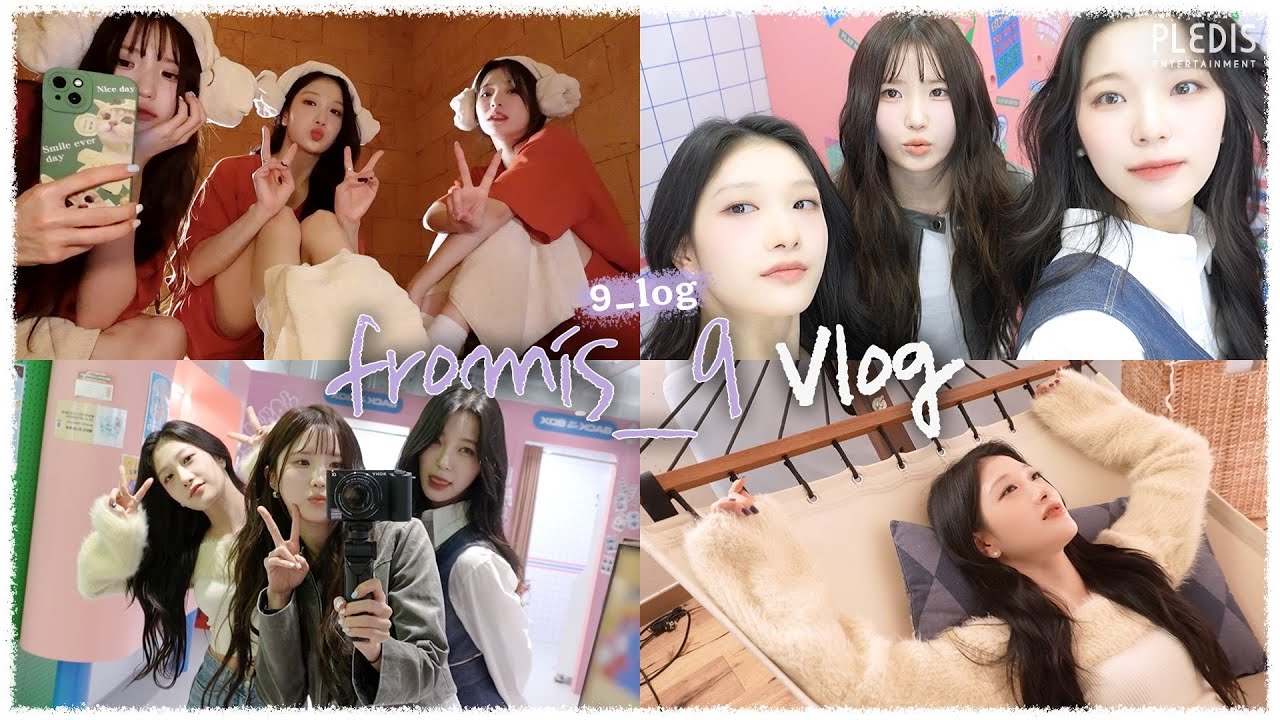 [9_log] fromis_9 Vlog - 멤버들 이번 활동 고생했어🫶 단체 회식 비하인드🍖🍧