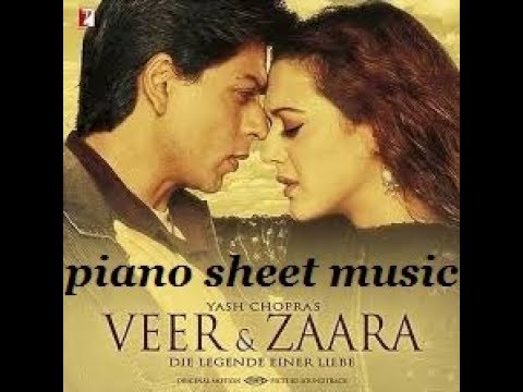 tere-liye(veer-zara),-hindi-bollywood-song,-piano-sheet-music