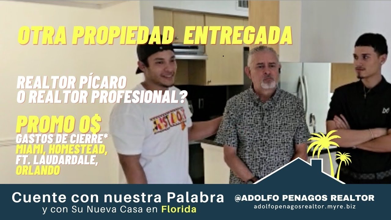Adolfo Penagos Realtor Cuente Con Mi Palabra YouTube