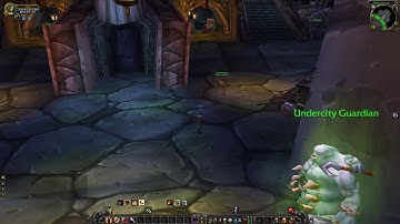Undercity Warlock Trainer Location, WoW Classic