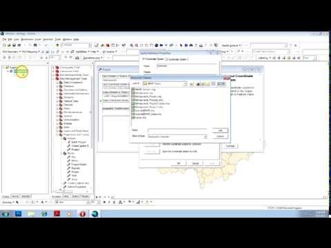 Change Projection - Coordinate System in ArcMap