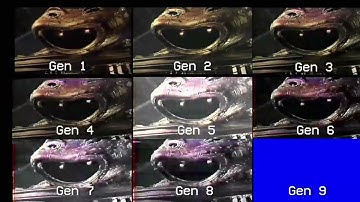 VHS Degradation | 9 Generations Loss