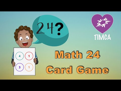 Math Club Games - Math 24 Card Game