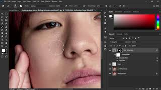 Face Retouching   Best Photoshop Tutorial   Skin Retouching 2023