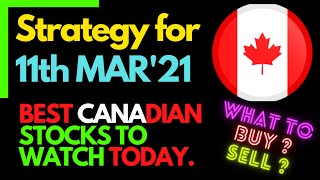 Best Canadian Stocks to Buy Today 11 MAR 2021 | TSX Stocks to Buy Today | Top Canadian Stocks