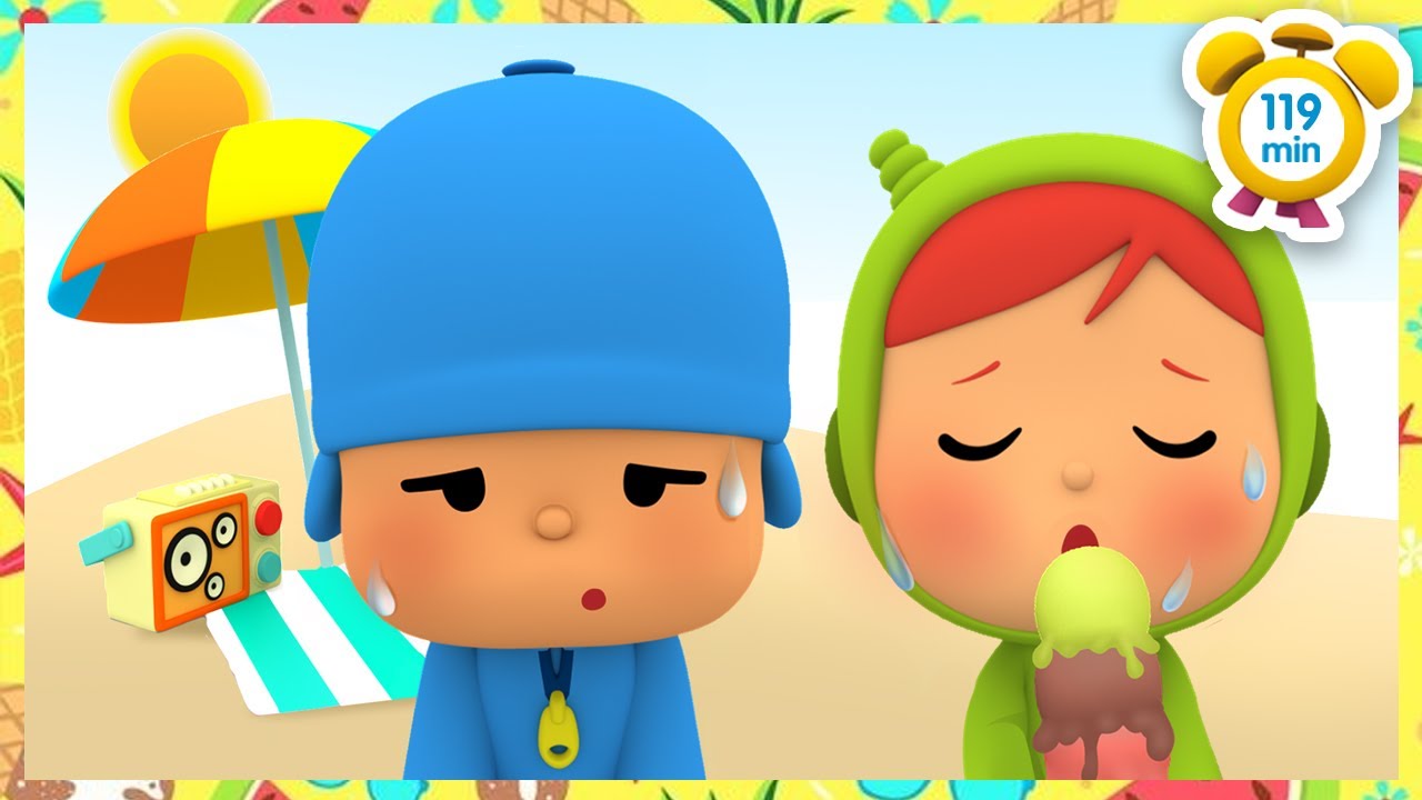 🏖 LET'S GO POCOYO! - Vamos a praia  DESENHOS ANIMADOS de POCOYO em  PORTUGUÊS do BRASIL 