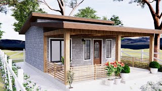 42 Sqm  A Beautiful Tiny House For Simple Life | Tiny House 3D