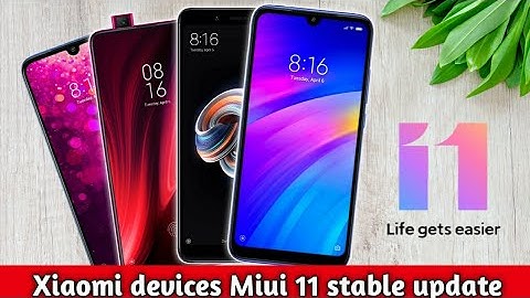 Xiaomi devices Receive MIUI 11 stable update | Redmi k20 pro, Redmi y3, Redmi 7, Redmi note 5 pro