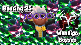 Defeating 25 Wendigo Bosses in The New Hero X Hero Update and Opening The Souls