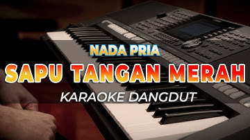 SAPU TANGAN MERAH - KARAOKE DANGDUT YUS YUNUS NADA RENDAH PRIA - HQ AUDIO