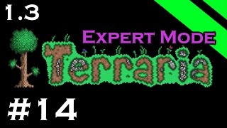 Let's Play Terraria 1.3 Expert Mode - Episode 14 - Eye of Cthulhu