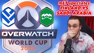 mL7 Spectates Finland vs Saudi Arabia in OWWC