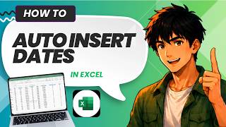 How to Automatically Insert Dates in Excel (Full Guide 2026)