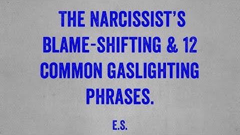 The Narcissist