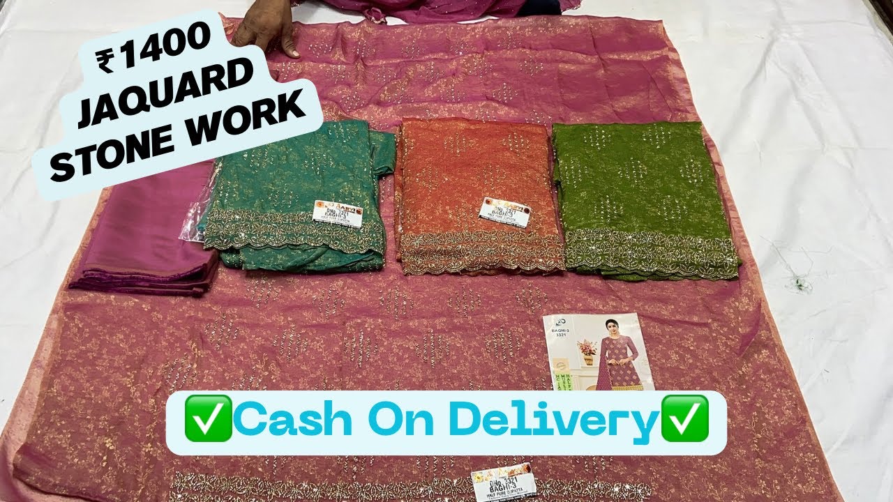 Heavy Wedding Suit😍Partywear Suit❤️STONE WORK ₹1400