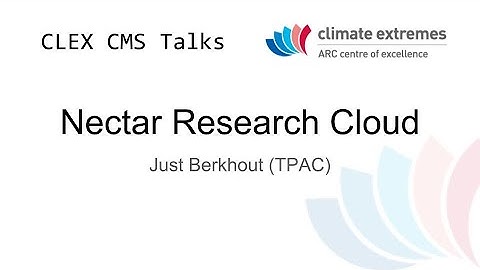 CMS Training: Nectar Research Cloud