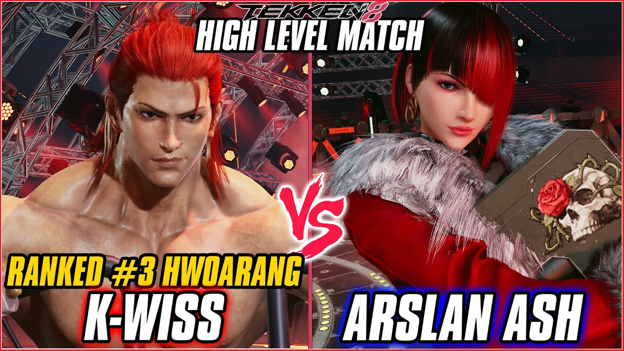 TEKKEN 8 ▰ K WISS (#3 RANKED HWOARANG) vs ARSLAN ASH (ANNA) ▰ T8 HIGH LEVEL GAMEPLAY