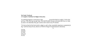 MSNB GRE Text Completion Verbal Reasoning 406