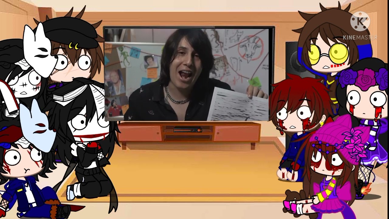 los creepypastas reaccionan a🇲🇽 capturando criaturas misteriosas  perronas misasinfonia