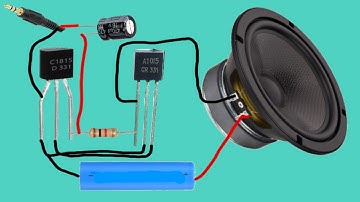 How to make amplifier //C1815-A1015//how to make amplifier at home//Bass amplifier//#amplifier