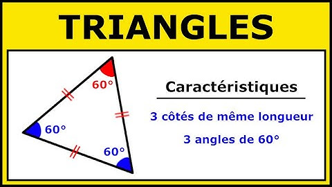 Triangle Rectangle, Isocèle et Équilatéral - Les Caractéristiques Principales | Sixième - Collège