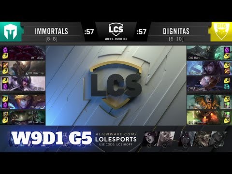 Immortals vs Dignitas | Week 9 Day 1 S10 LCS Spring 2020 | IMT vs DIG W9D1