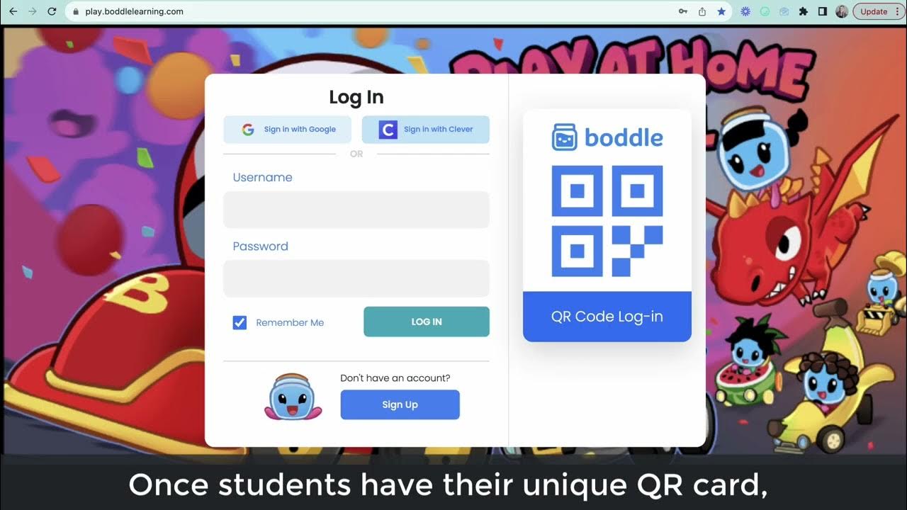 Signing Students in with QR Codes