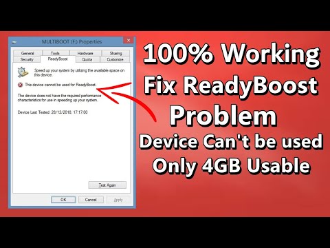 How to Fix ReadyBoost Problem - This device cannot be used for Readyboost 2022