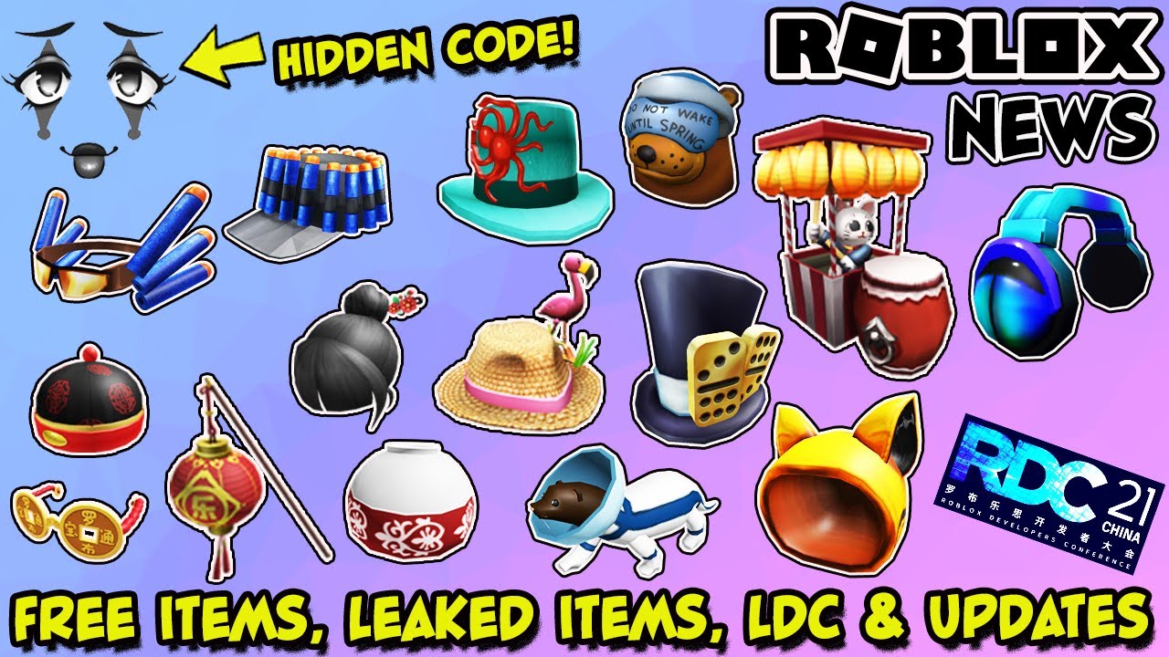 ROBLOX NEWS: New FREE Event Items, KSI Concert, Leaked Items, New