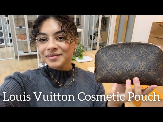 Louis Vuitton cosmetic pouch review + What's in my makeup bag 2018?